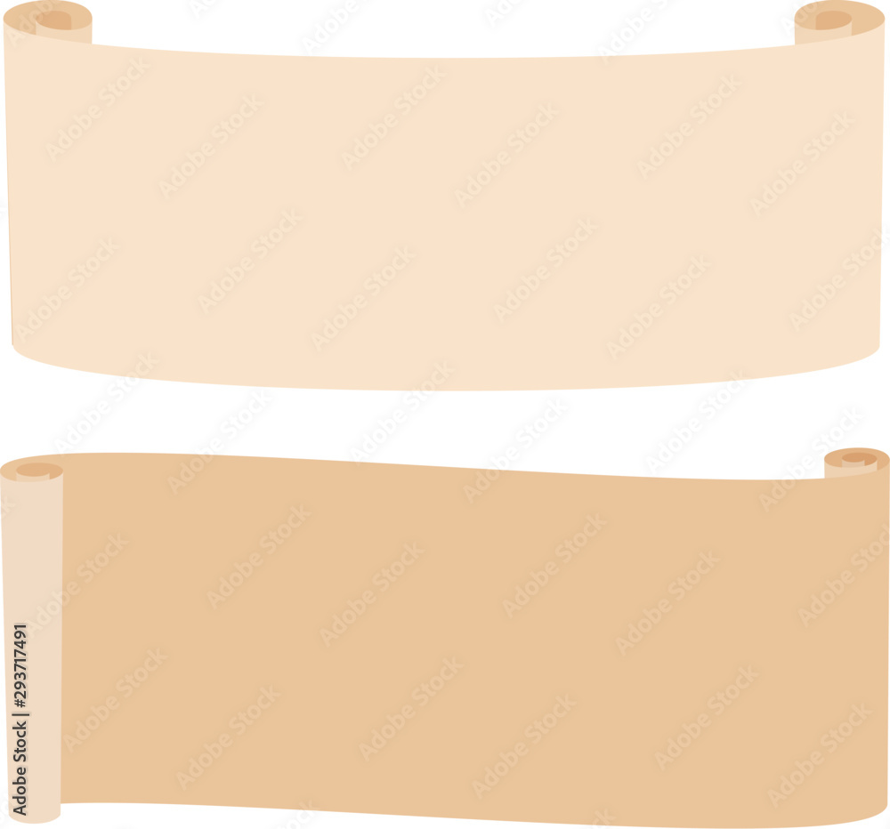 薄茶色の巻き紙の背景素材 Stock Vector Adobe Stock