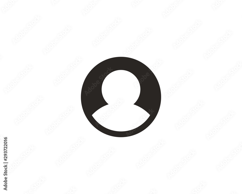 User account icon symbol vector