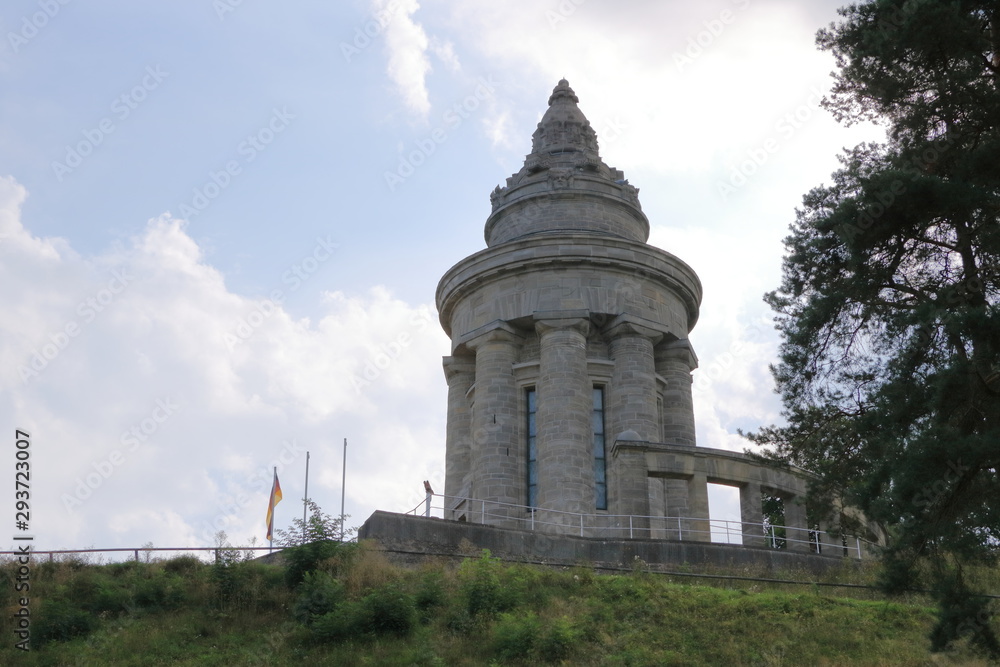 The Burschenschaftsdenkmal (lit. fraternity monument) in Eisenach, Thuringia, Germany