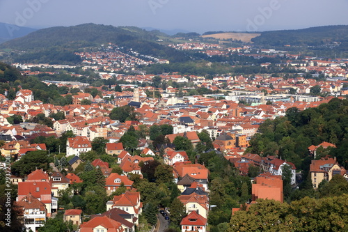 View over Eisenach  Thuringia  Germany