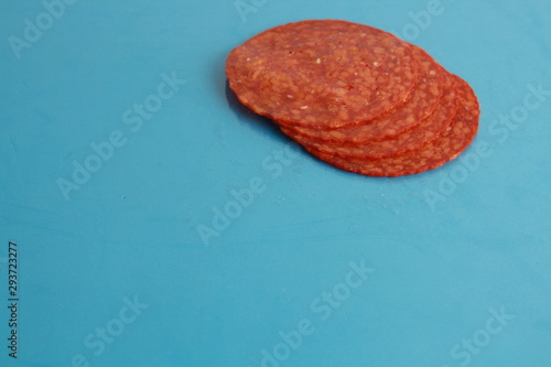 slices of chorizo from Pamplona