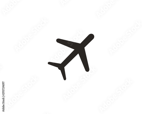 Plane icon symbol vector