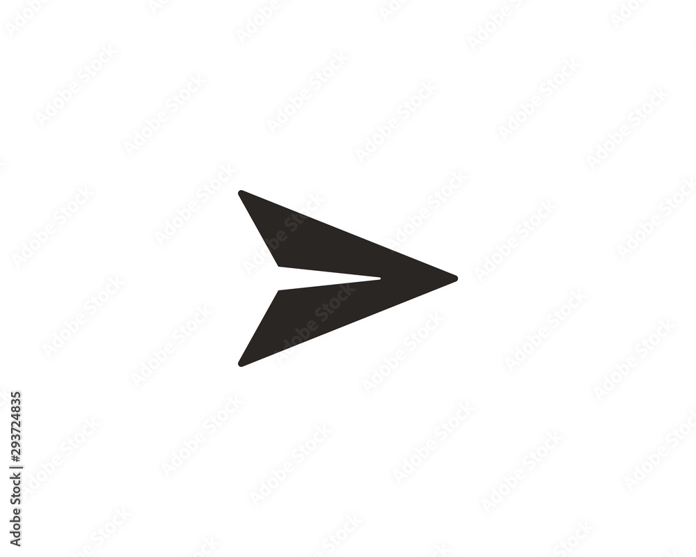 Send message icon symbol vector Send message icon symbol vector