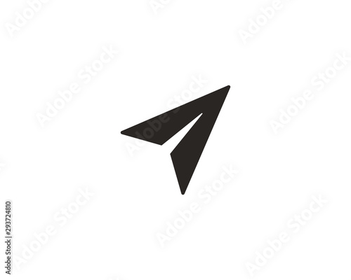 Send message icon symbol vector