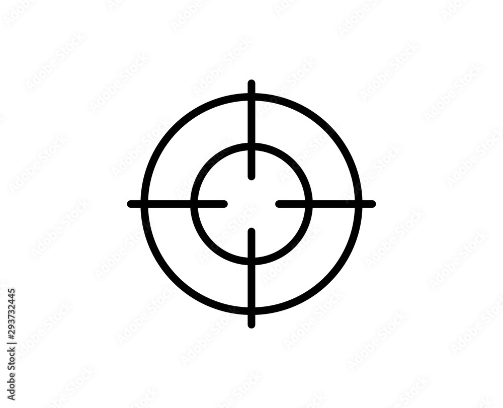 Target line icon Target line icon