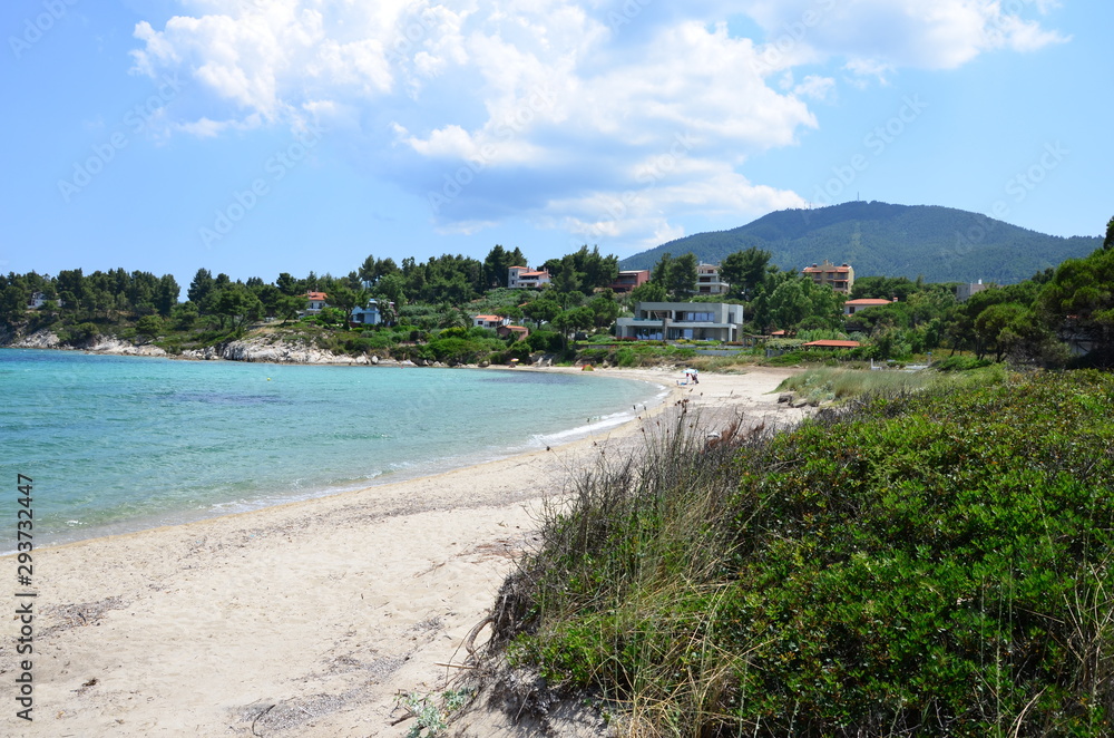 The beach and the sea