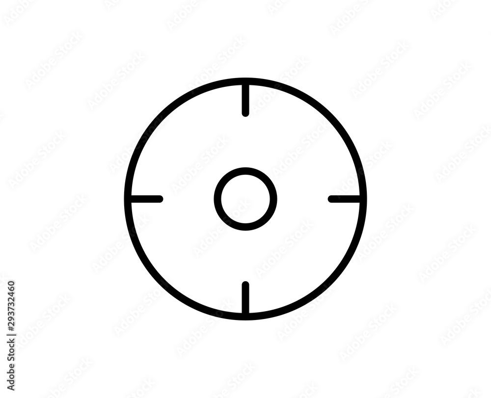 Target line icon Target line icon