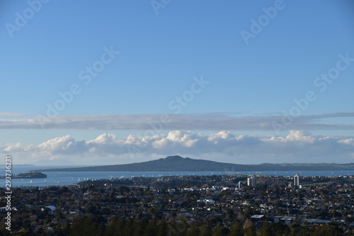 The view of Auckland in New Zealand