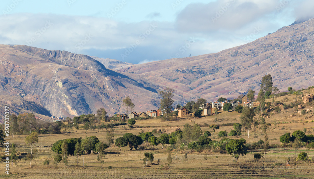 Obraz premium Typical landscape in the south of Madagascar