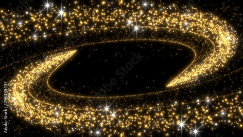 intro background gold particles photo