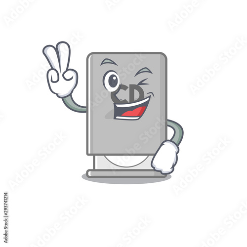 Two finger rom drive above mascot wood table