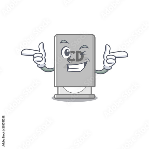 Wink rom drive above mascot wood table