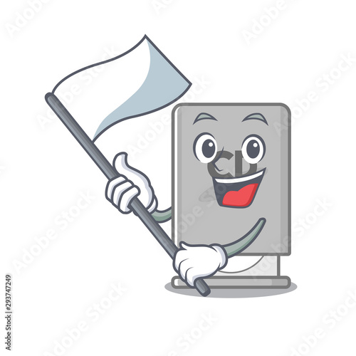 With flag rom drive toys above character chair