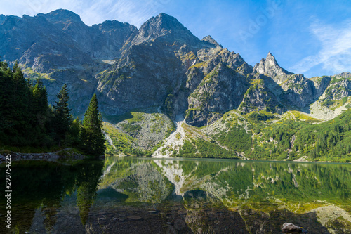 Morskie Oko  magic lake in the Tatra mountains