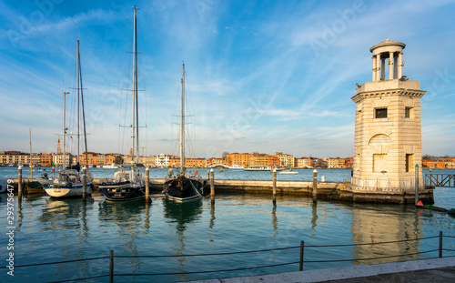 Segeljacht in Venedig