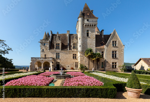  Chateau des Milandes, a castle  in the Dordogne, from the forties to the sixties of the twentieth century belonged to Josephine Baker. Aquitaine, France photo