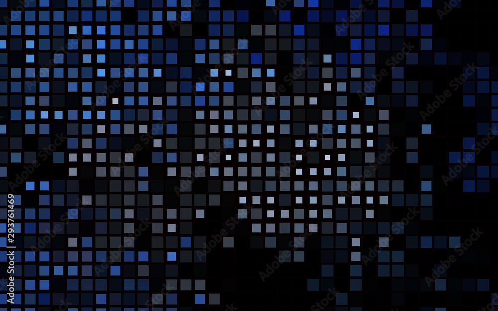 Dark BLUE vector cover in polygonal style. Decorative design in abstract style with rectangles. Pattern for busines ad, booklets, leaflets Dark BLUE vector cover in polygonal style. Decorative design in abstract style with rectangles. Pattern for busines ad, booklets, leaflets