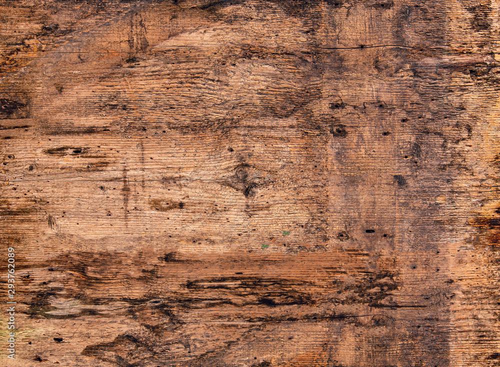 Naklejka premium Brown wood texture