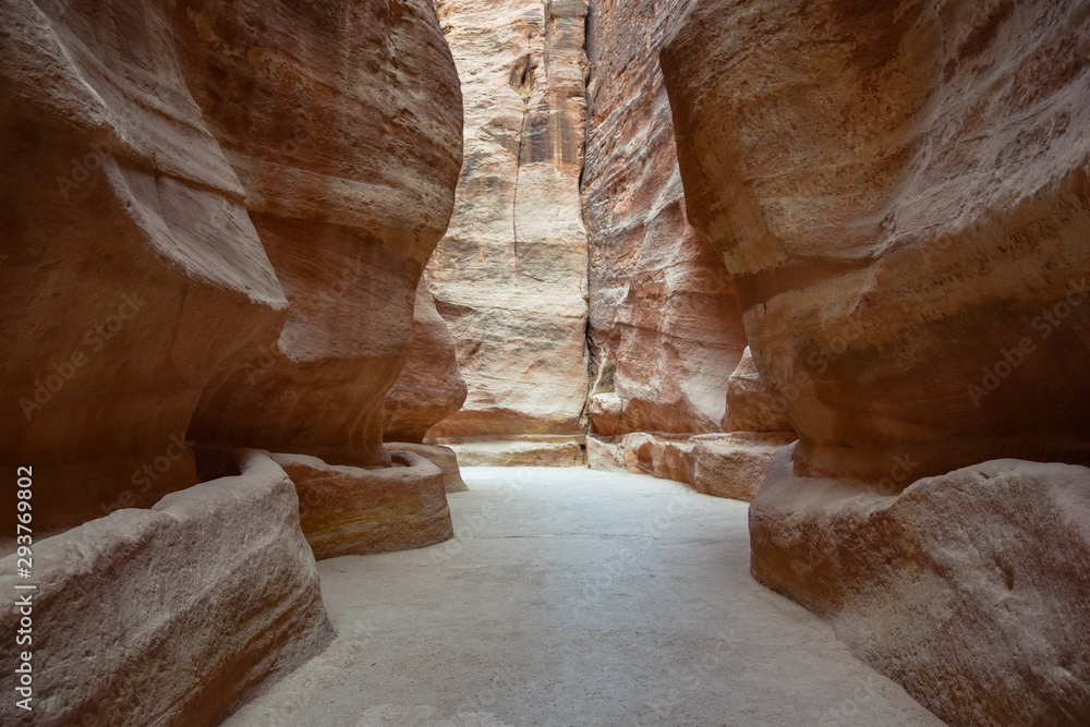 Petra city in Jordan