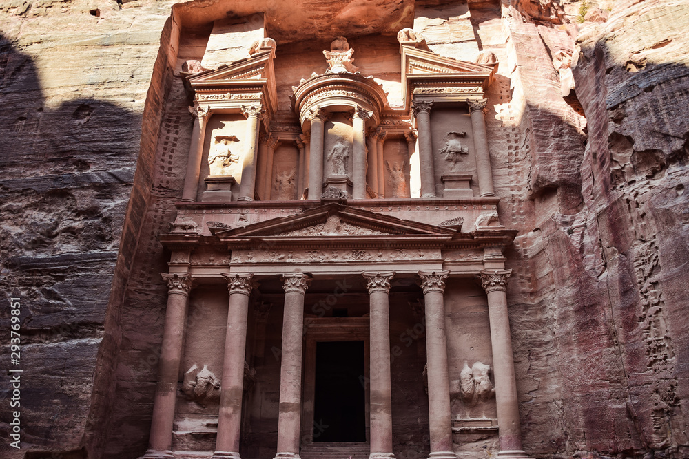 Petra city in Jordan