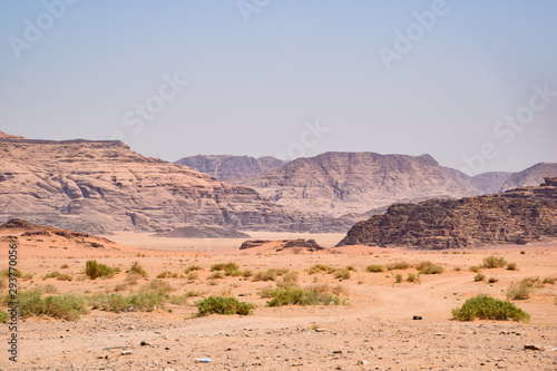 Wadi rum desert in Jordan