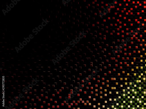 rectangle pattern with candies light color