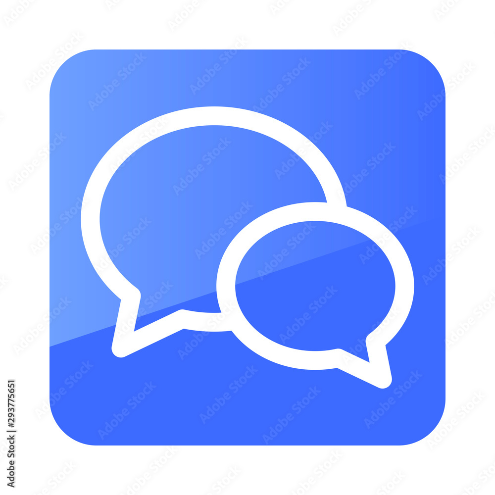 Chat speech icon vector Chat speech icon vector