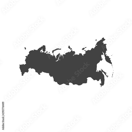 map of Russia. Vector illustration