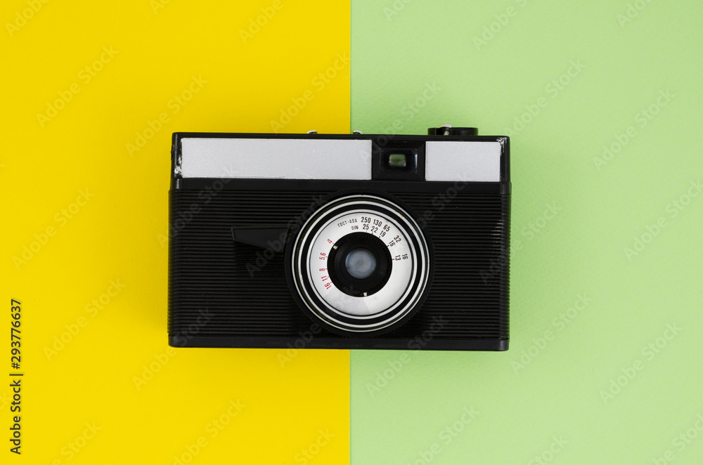 Top view professional camera device Top view professional camera device