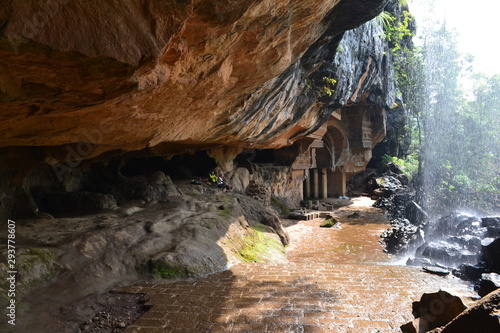 kondhane buddhist cave at karjat in maharashtra 