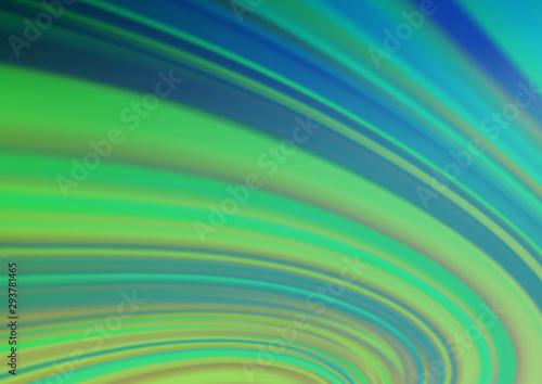 Light Blue  Green vector abstract blurred template. A vague abstract illustration with gradient. A completely new design for your business.