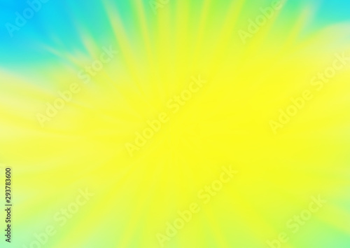 Light Blue, Yellow vector bokeh and colorful pattern. Colorful abstract illustration with gradient. The template can be used for your brand book.