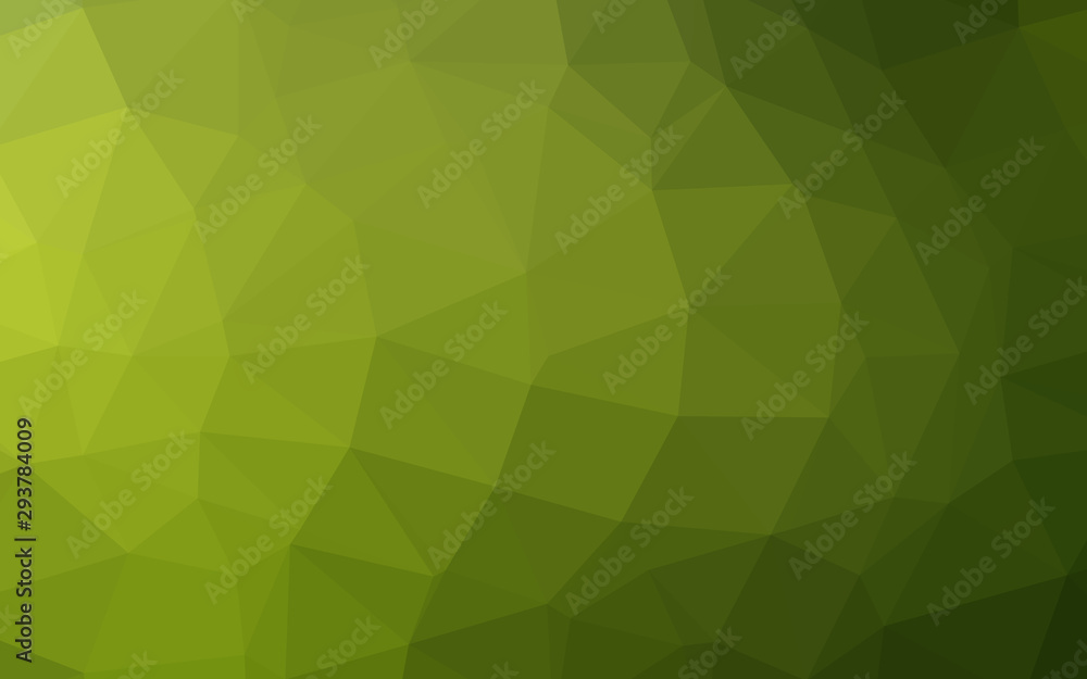Light Green, Yellow vector polygon abstract background. Shining colored illustration in a Brand new style. The best triangular design for your business. Light Green, Yellow vector polygon abstract background. Shining colored illustration in a Brand new style. The best triangular design for your business.