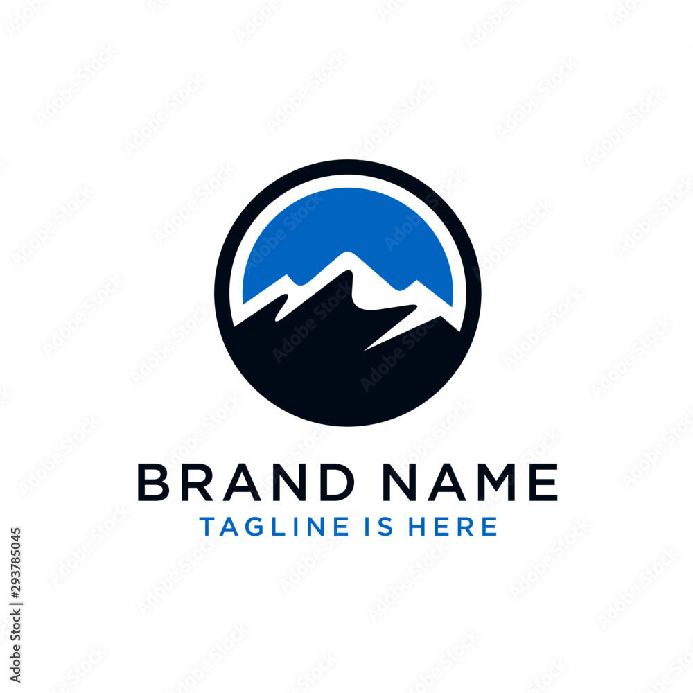Mountain icon Logo Template Vector illustration design Mountain icon Logo Template Vector illustration design