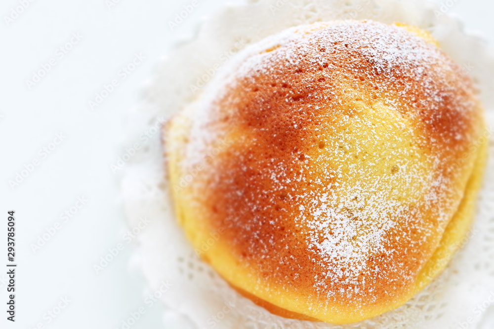 sweet bun on dish for breakfast sweet bun on dish for breakfast