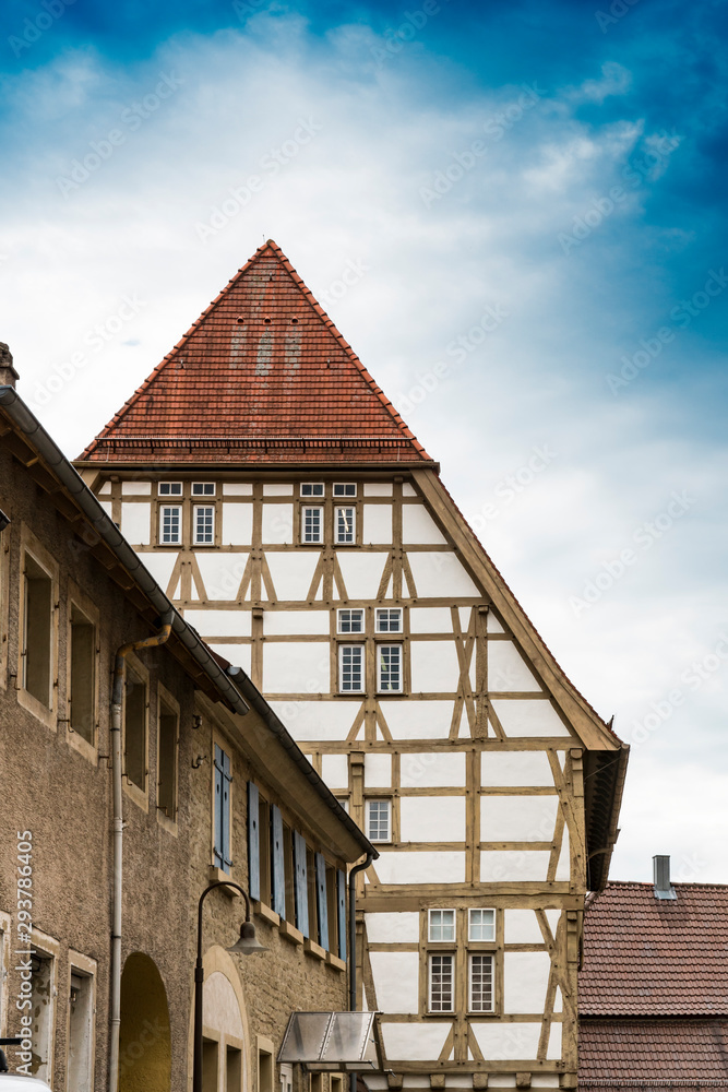 half timbered house with in Eppingen, Germany half timbered house with in Eppingen, Germany