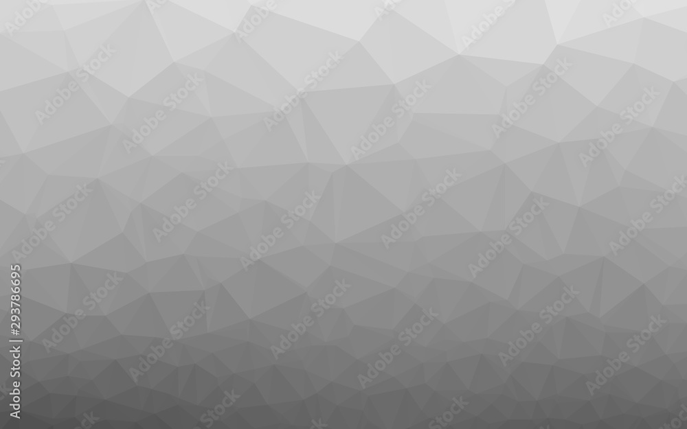 Light Silver, Gray vector abstract mosaic pattern. Shining illustration, which consist of triangles. Polygonal design for your web site. Light Silver, Gray vector abstract mosaic pattern. Shining illustration, which consist of triangles. Polygonal design for your web site.