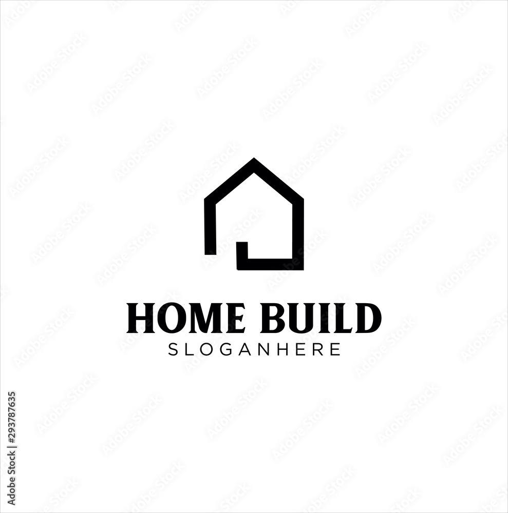 Real Estate Logo Line design vector template Linear style . House logo Line. Home Logo Line Real Estate Logo Line design vector template Linear style . House logo Line. Home Logo Line