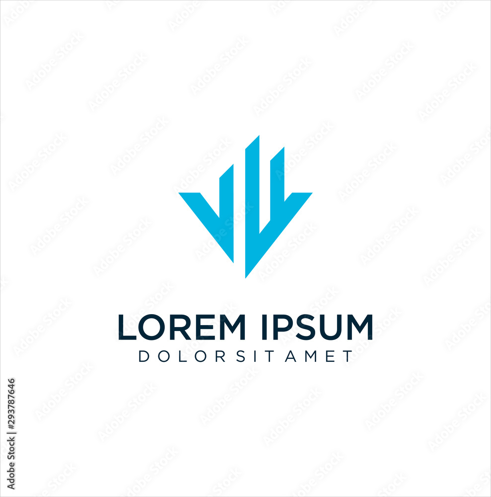 Letter V Building Logo Design Illustration . initial V Real estate Logo Vector Stock Letter V Building Logo Design Illustration . initial V Real estate Logo Vector Stock