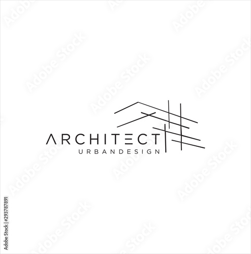 Planning Real Estate, Designing House Logo,  Constructing building, structure, architectural achievement, Urban Design, built environment, architect Home Logo Design Vector Inspiration
