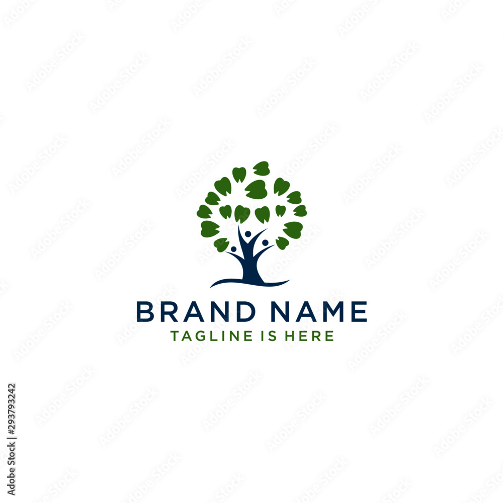 Fun people Healthy Life Logo template Fun people Healthy Life Logo template