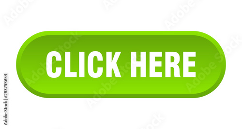 click here button. click here rounded green sign. click here