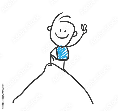 Stickman Blue: Success, Climber. (Nr. 73)	