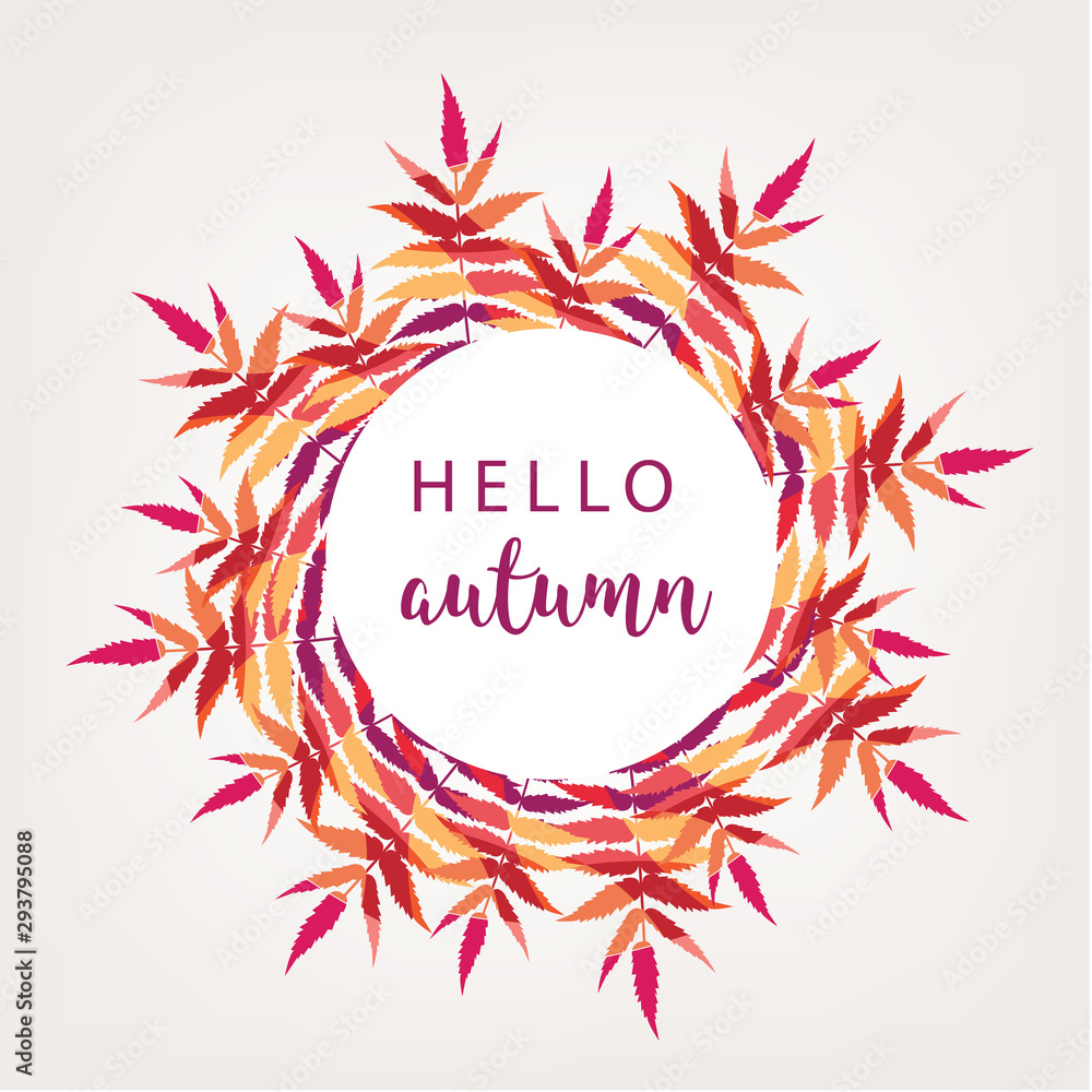 Bright banner for autumn sale from leaves. Vector illustration. Bright banner for autumn sale from leaves. Vector illustration.