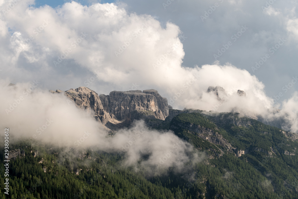 cloudy alps