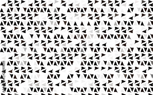 Light Black vector backdrop with lines, triangles. Abstract gradient illustration with triangles. Pattern can be used for websites.