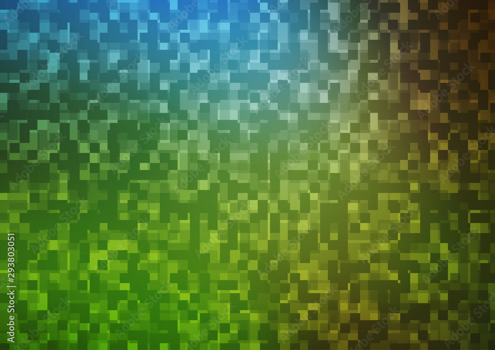 Light Blue, Green vector texture in rectangular style. Light Blue, Green vector texture in rectangular style.