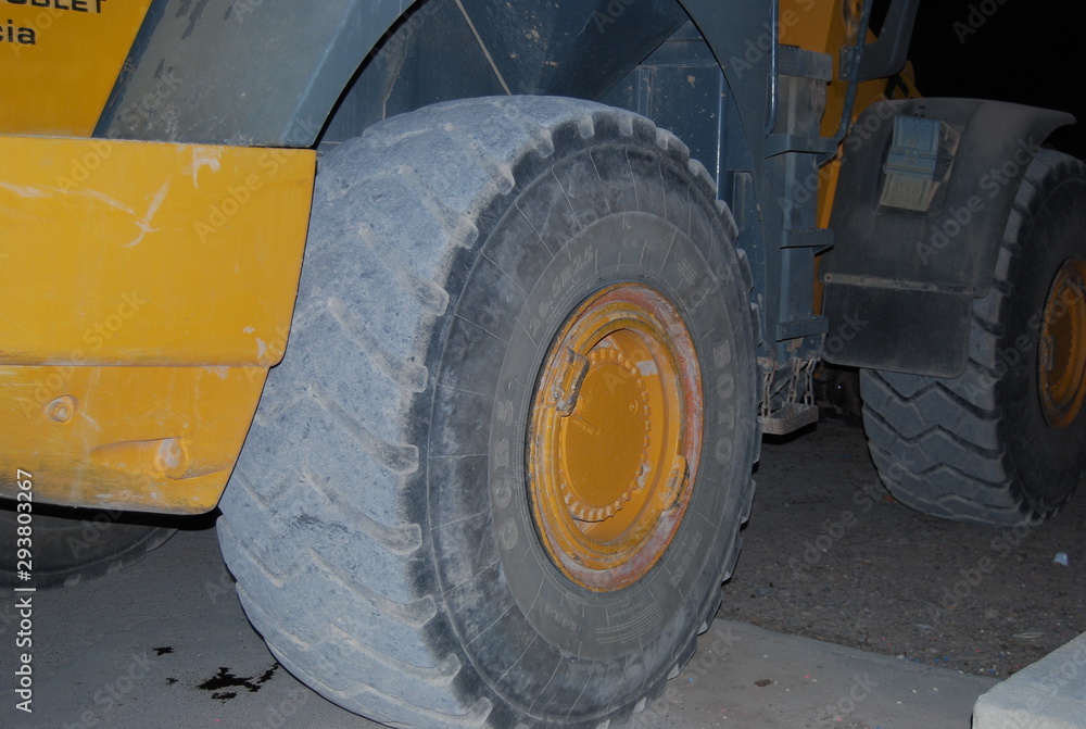 Wheels of a Tractor Vehicle