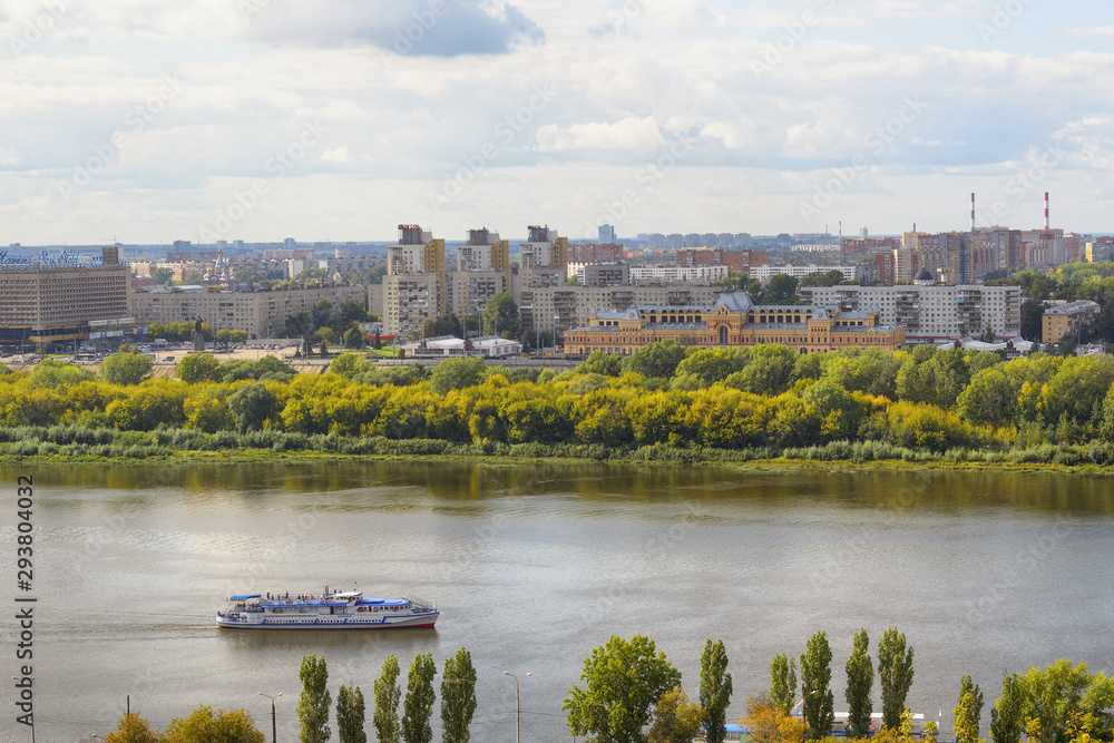 The Volga river in Nizhny Novgorod