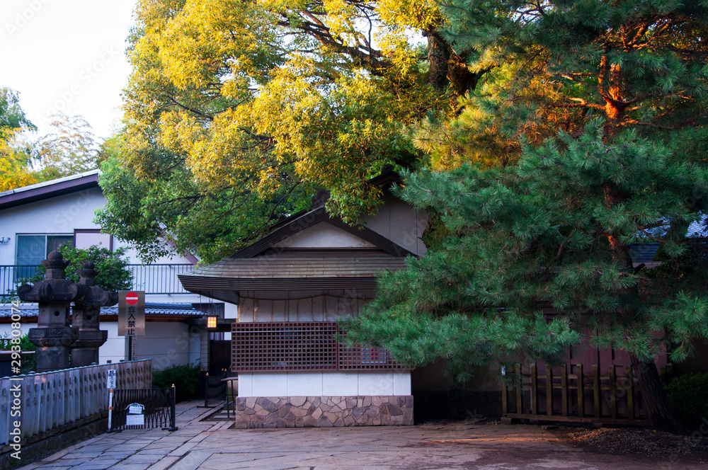 Φωτογραφία Tokyo, Japan, Ueno Toshogu, a souvenir wooden house on the side is also a histor